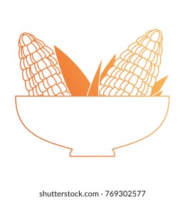 bowl with corn fresh