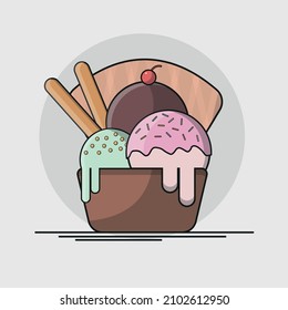 A Bowl of Delicious Ice Cream