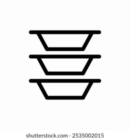 bowl dishes icon sign vector