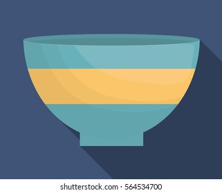 bowl dishware icon image vector illustration design 