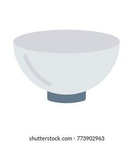  bowl flat icon