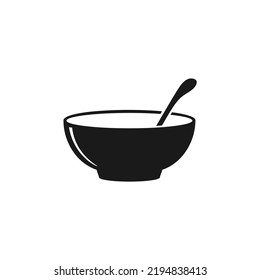 bowl food icon element vector isolated on white background