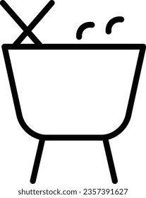 Bowl Food Misc Outline Icon