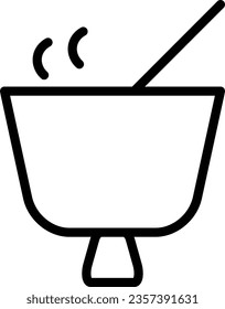 Bowl Food Misc Outline Icon