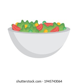 ensalada de verduras frescas