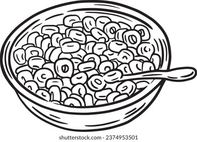 Eine Schüssel mit Müsli