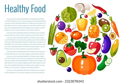 Bowl full of vegetables vector illustration. Healthy lifestyle concept. Healthy eating.