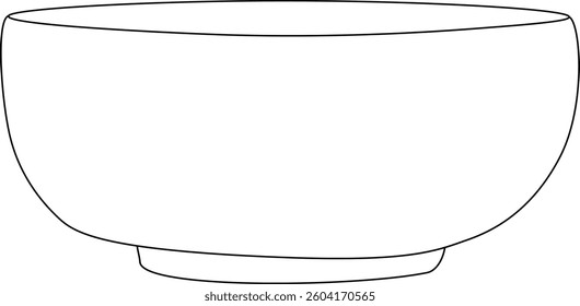 bowl graphic line icon vector soup sign dish vector isolated healthy food illustration for package, kitchen design, fabric and textile.