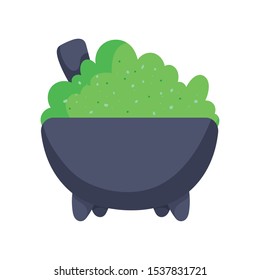 bowl with guacamole food mexico icon vector illustration