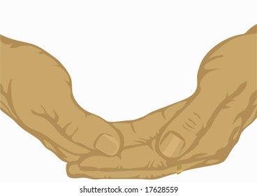Bowl from hands
