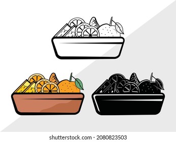 Bowl Healthy Printable Vector Illustration