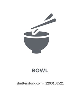 Bowl icon. Bowl design concept from  collection. Simple element vector illustration on white background.