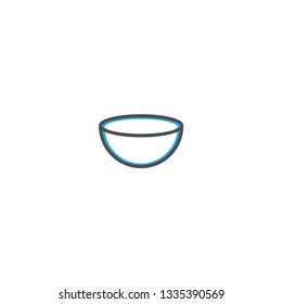 Bowl icon design. Gastronomy icon vector illustration design