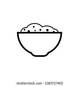 bowl icon design template vector