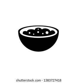 bowl icon design template vector