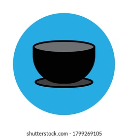 Icono de Bowl. vector de plantilla de diseño