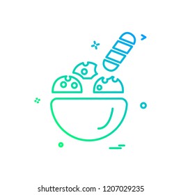 Bowl icon design vector