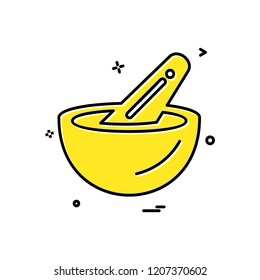 Bowl icon design vector