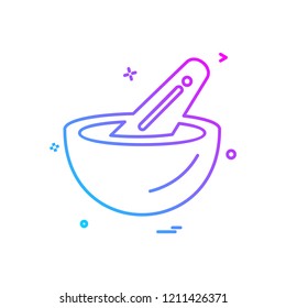 Bowl icon design vector