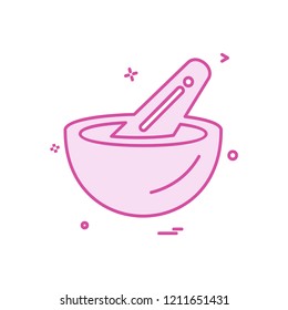 Bowl icon design vector