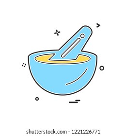 Bowl icon design vector