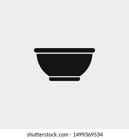 Bowl icon. Empty bowl. EPS file. New trendy bowl vector illustration symbol.