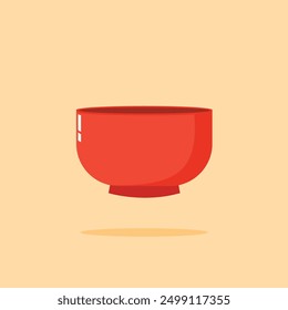 Bowl icon. Flat illustration of household appliances icon. Dining place logo