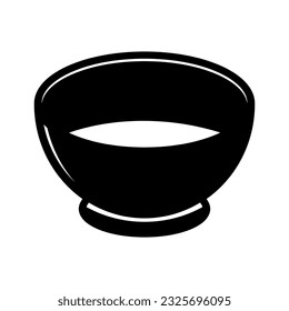 Bowl  icon free kitchen untensils vector design illustration