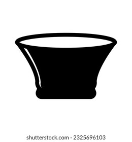 Bowl  icon free kitchen untensils vector design illustration