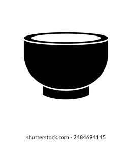 Icono de tazón ilustrado en Vector