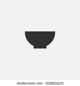Bowl icon illustration isolated vector sign symbol