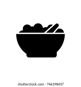 bowl icon illustration isolated vector sign symbol