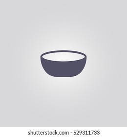 Bowl icon. kitchen item