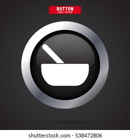 Bowl icon. kitchen item