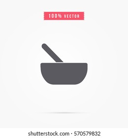 Bowl icon. kitchen item