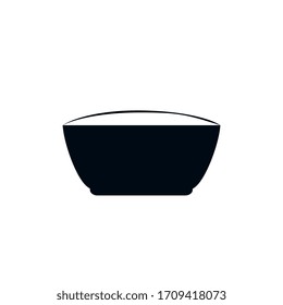 Bowl icon line symbol. Premium quality isolated soup element in trendy style. Cooking icon vector isolated
