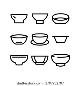 bowl icon or logo isolated sign symbol vector illustration - Collection of high quality black style vector icons
