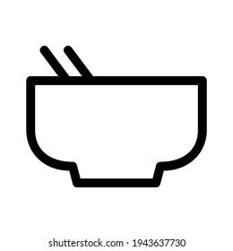 bowl icon or logo isolated sign symbol vector illustration - high quality black style vector icons
