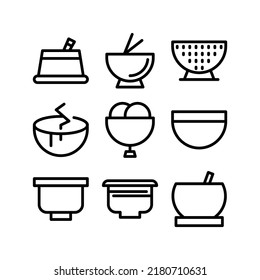 bowl icon or logo isolated sign symbol vector illustration - Collection of high quality black style vector icons
