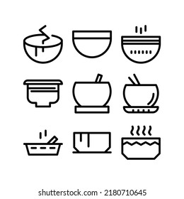 bowl icon or logo isolated sign symbol vector illustration - Collection of high quality black style vector icons
