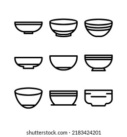 bowl icon or logo isolated sign symbol vector illustration - Collection of high quality black style vector icons
