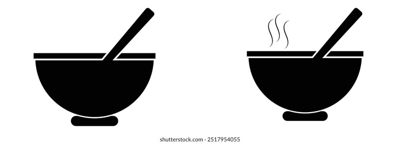 bowl icon or logo isolated sign symbol vector illustration - high quality black style vector icons. design eps 10.