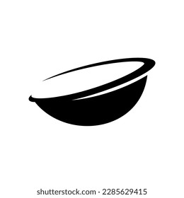 Bowl icon logo. Vector image