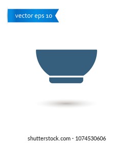 bowl. bowl icon. sign design. Vector EPS 10.