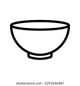 Bowl icon. sign for mobile concept and web design. vector illustration