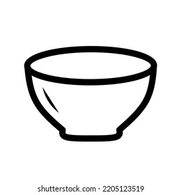 bowl icon with simple design