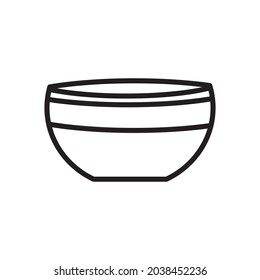bowl icon symbol illustration. kitchen item. chef tool cooking.