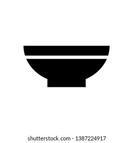 Bowl icon symbol. Premium quality isolated soup element in trendy style.