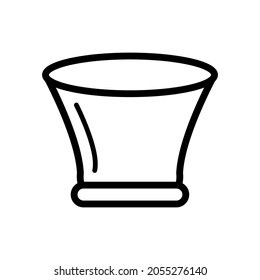 Bowl icon in trendy vector design illustration 