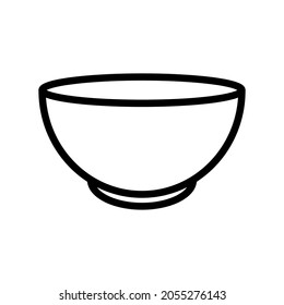 Bowl icon in trendy vector design illustration 